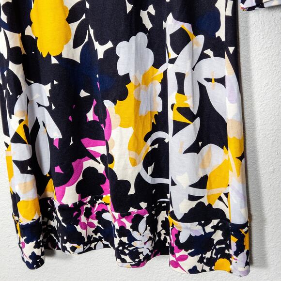 Diane Von Furstenberg Silk Shift Dress Women’s Size 6 Designer Capsule Art Print - Picture 4 of 8